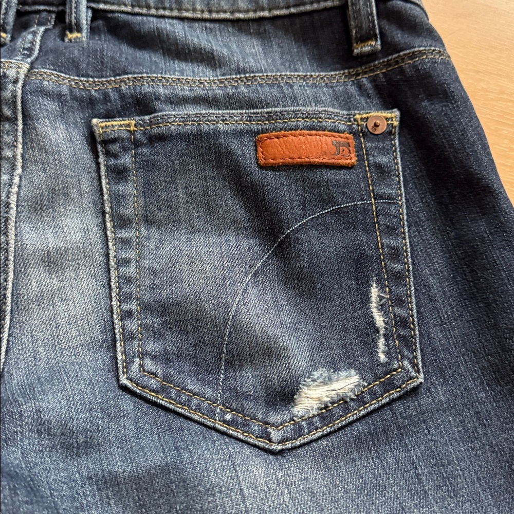 Joe’s 24” Kicker Midrise Cropped Cuffed Medium Wash Jeans 26 - Picture 9 of 10